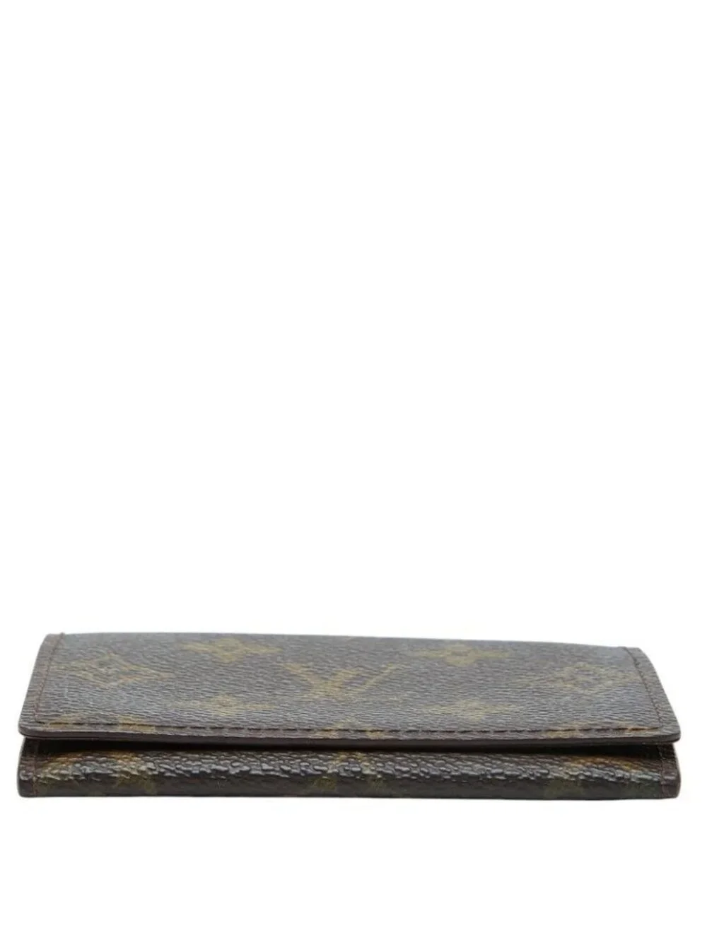 Louis Vuitton Monogram Envelope Carte de Visite Card Case Brown